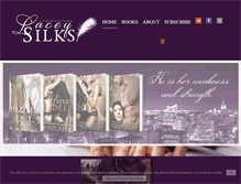 Tablet Screenshot of laceysilks.com